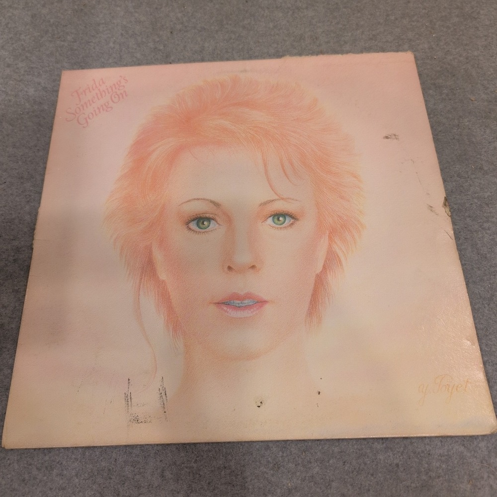 Frida Somethings Going On Vinyl LP 1982 Atlantic 80018-1 Phil Collins Produced - Picture 1 of 6
